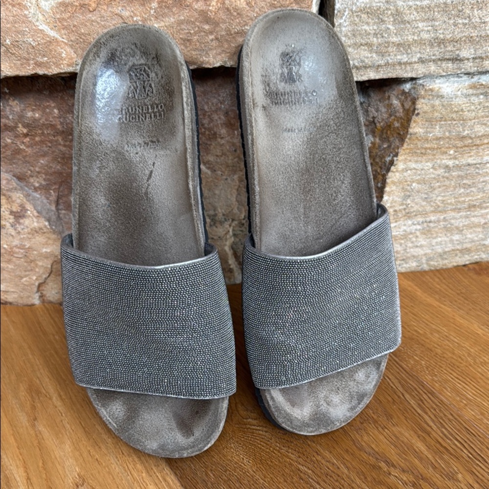 Brunello Cucinelli Slide Sandals